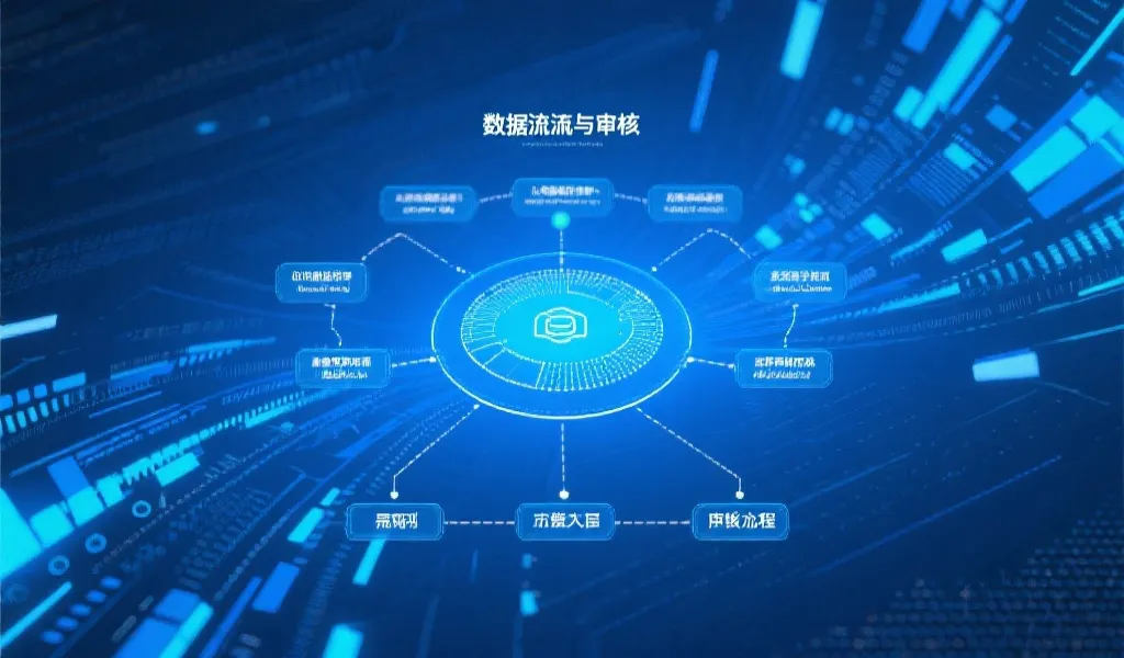 数据流转与审核流程示意图